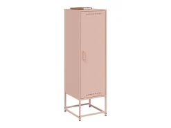 Aparador de acero rosa 36x39x123 cm