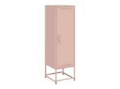 Aparador de acero rosa 36x39x123 cm