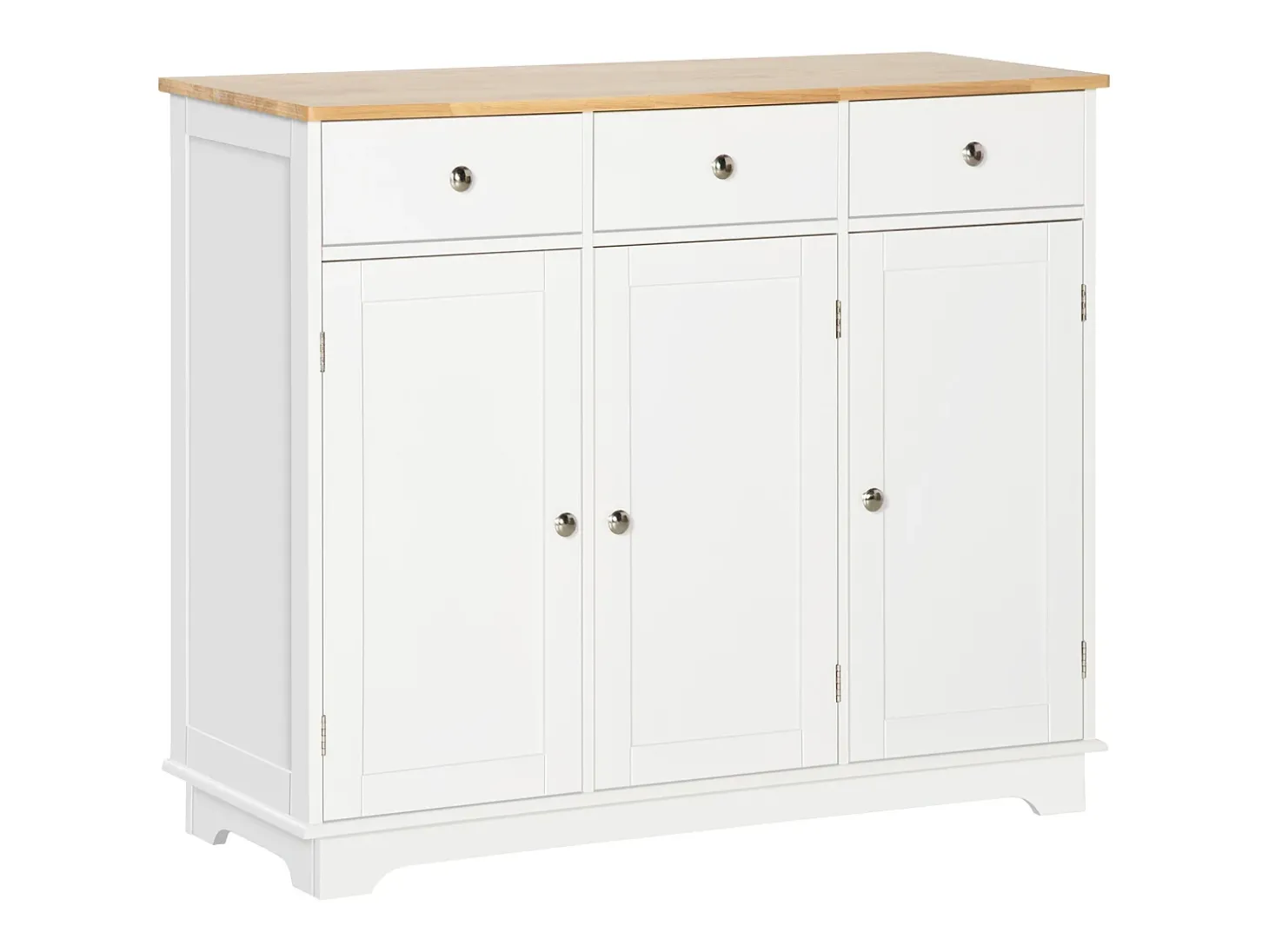Aparador de cocina blanco 101x40x85 cm HOMCOM