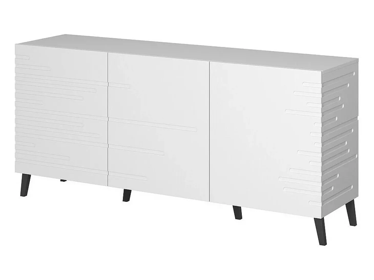 Aparador de diseño 155 cm Max blanco mate