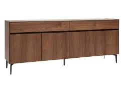 Aparador de diseño de contrachapado de nogal 180 cm BLISS