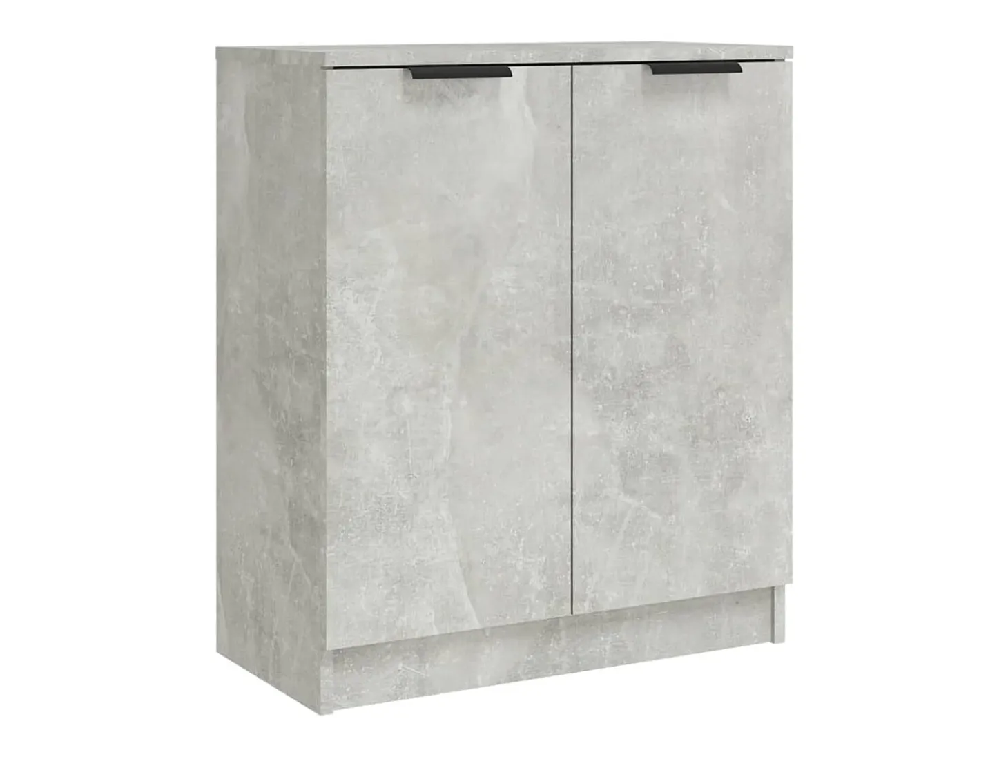 Aparador de hormigón gris 60x30x70 cm Madera de ingeniería