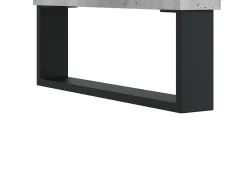 Aparador de hormigón gris 60x35x70 cm Madera de ingeniería