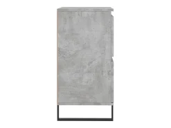 Aparador de hormigón gris 60x35x70 cm Madera de ingeniería