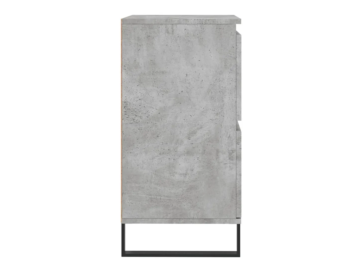 Aparador de hormigón gris 60x35x70 cm Madera de ingeniería