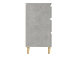 Aparador de hormigón gris 60x35x70 cm Madera de ingeniería