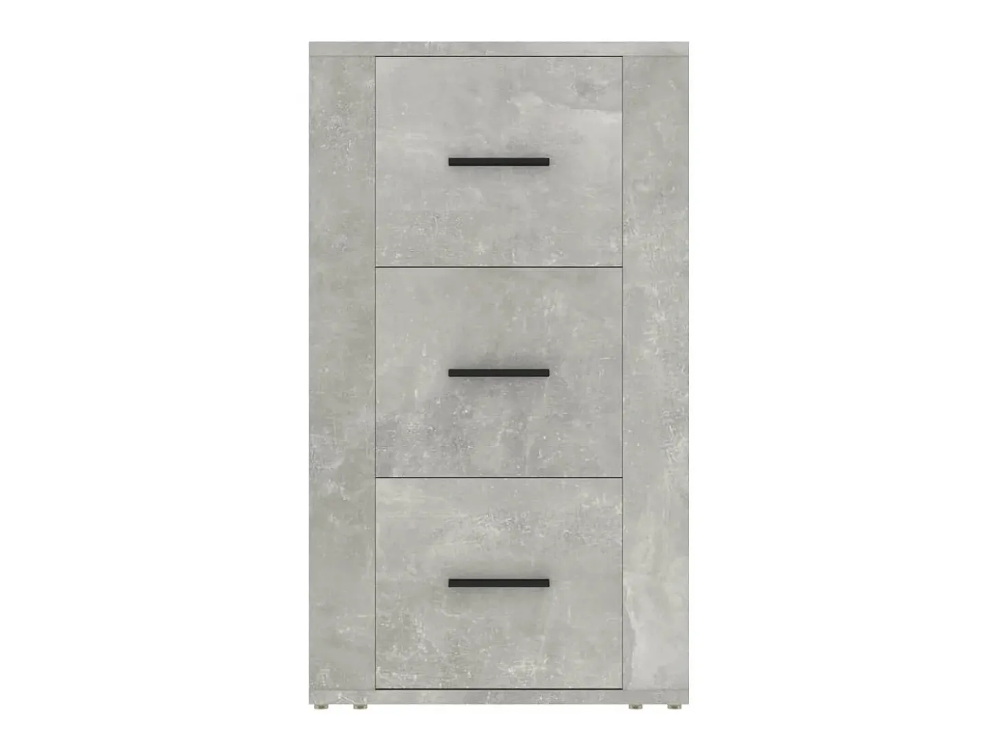 Aparador de hormigón gris 40x33x70 cm Madera de ingeniería