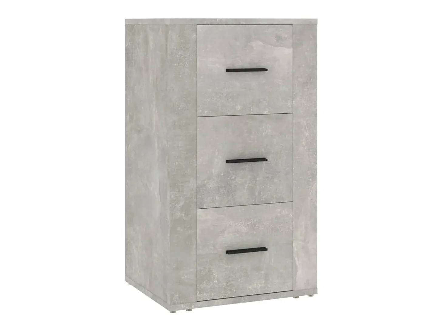 Aparador de hormigón gris 40x33x70 cm Madera de ingeniería