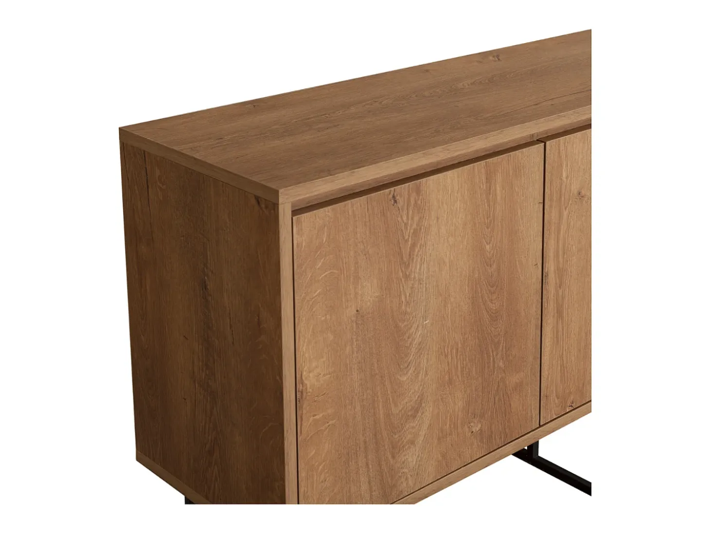 Aparador de madera 2 puertas y 3 cajones 140 cm SABINOV
