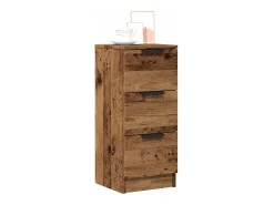 Aparador de madera antigua 30x30x70 cm madera contrachapada