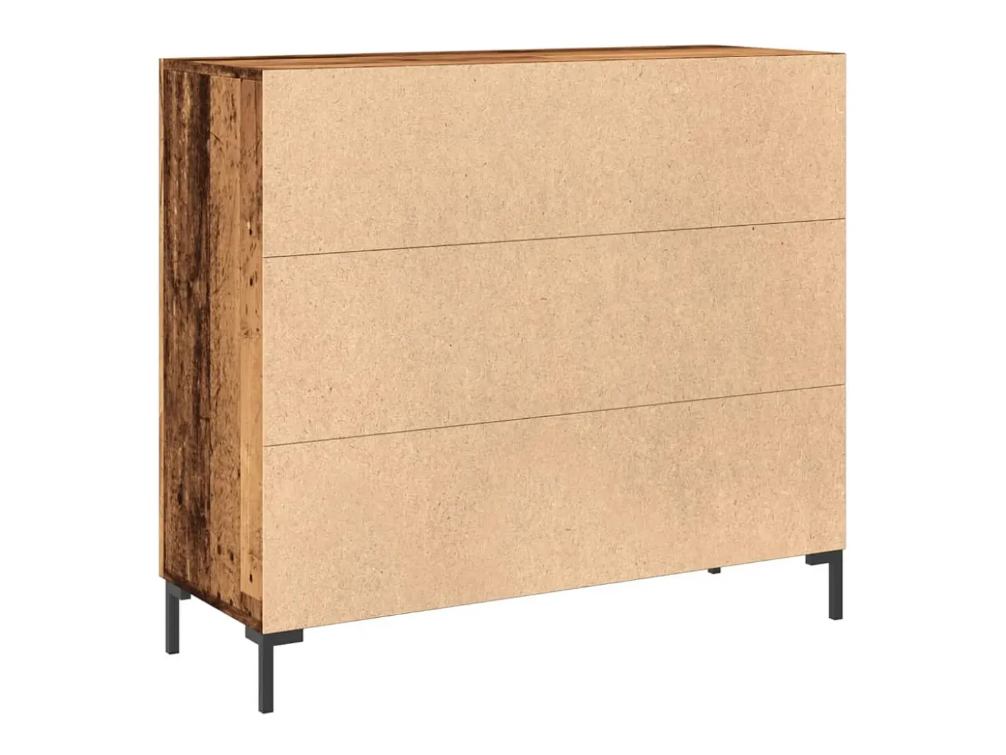 Aparador de madera antigua 90x34x80 cm madera contrachapada