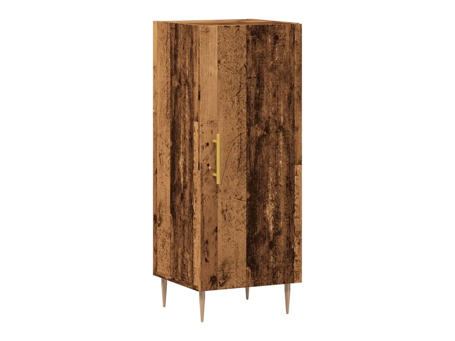Aparador de madera antigua 34,5x34x90 cm madera contrachapada