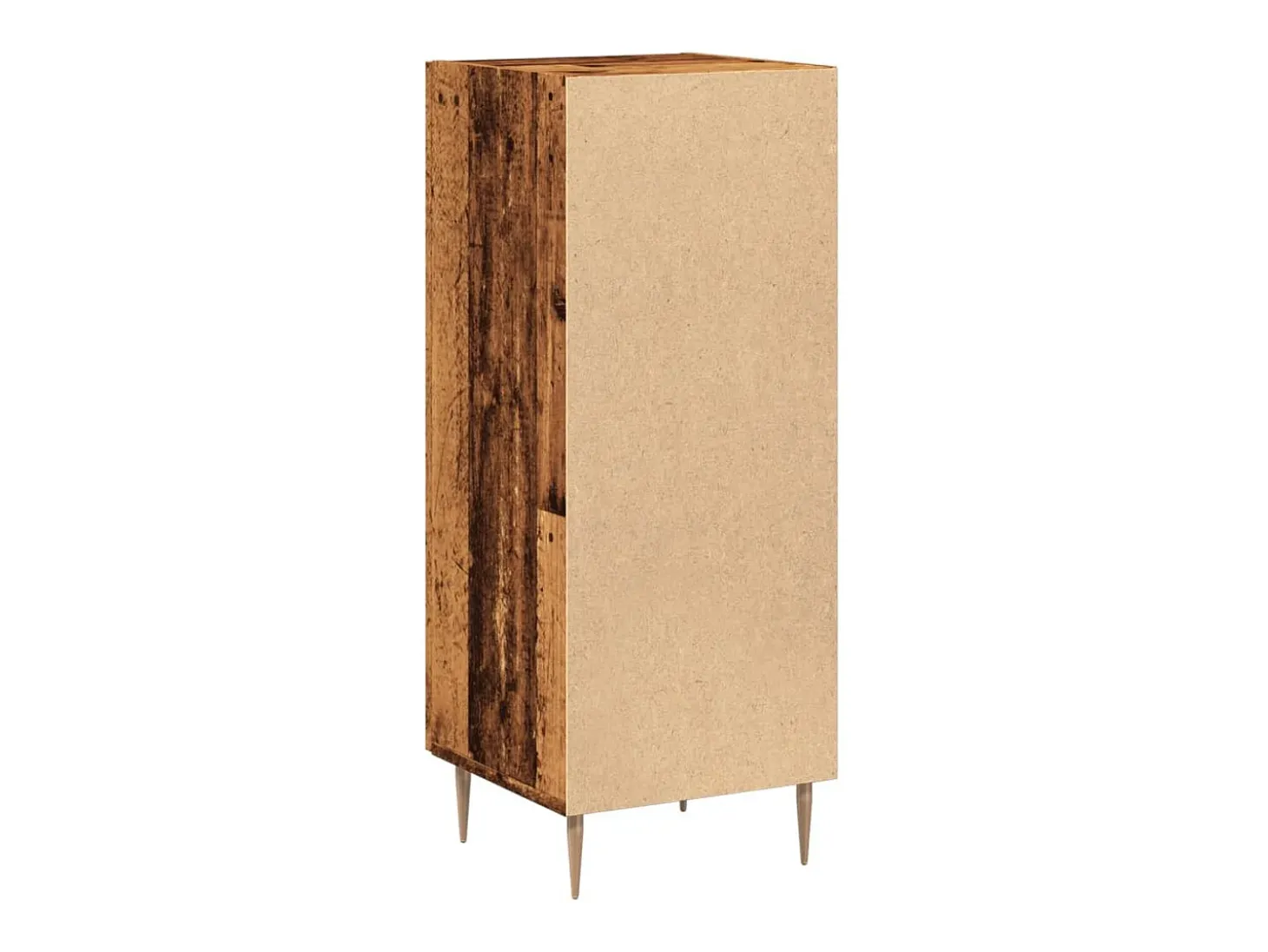 Aparador de madera antigua 34,5x34x90 cm madera contrachapada