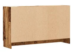 Aparador de madera antigua 120x30,5x70 cm madera contrachapada