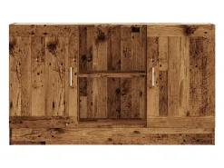 Aparador de madera antigua 120x30,5x70 cm madera contrachapada