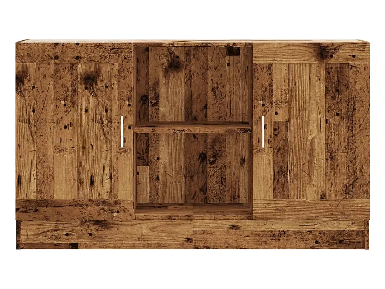 Aparador de madera antigua 120x30,5x70 cm madera contrachapada