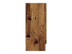 Aparador de madera antigua 120x30,5x70 cm madera contrachapada