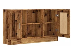 Aparador de madera antigua 120x30,5x70 cm madera contrachapada