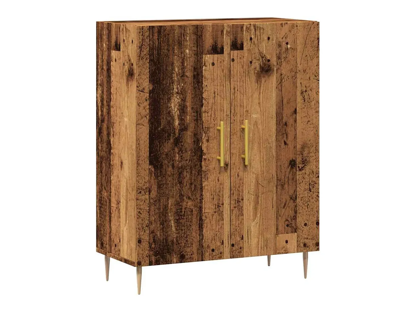 Aparador de madera antigua 69,5x34x90 cm madera contrachapada