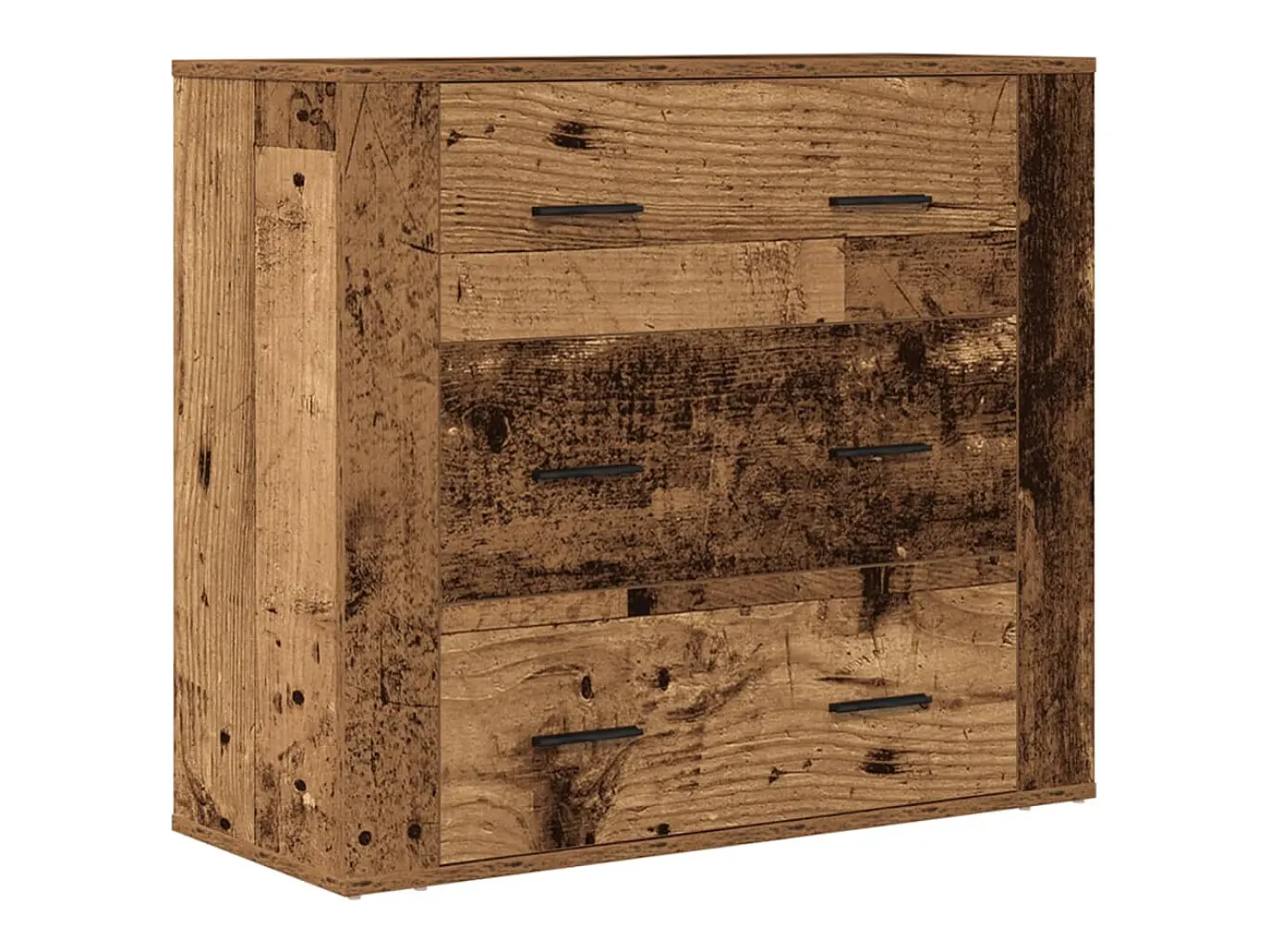 Aparador de madera antigua 80x33x70 cm madera contrachapada