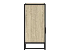 Aparador de madera contrachapada roble sonoma 100x35x76 cm