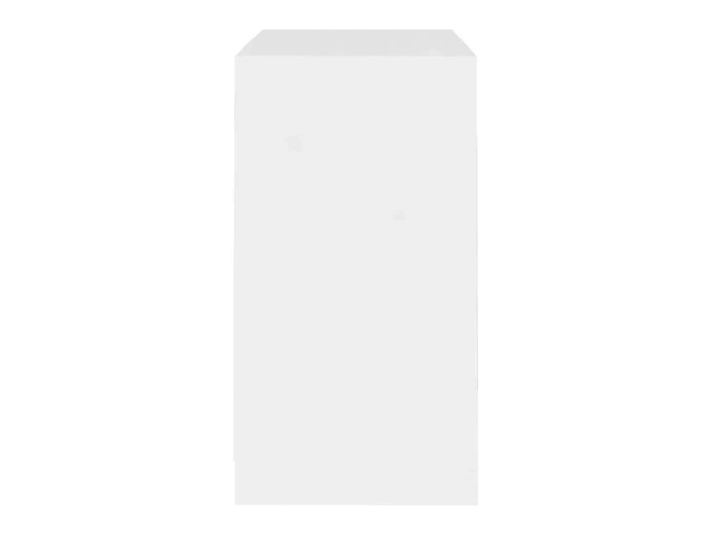 Aparador de madera contrachapada blanco 70x41x75 cm