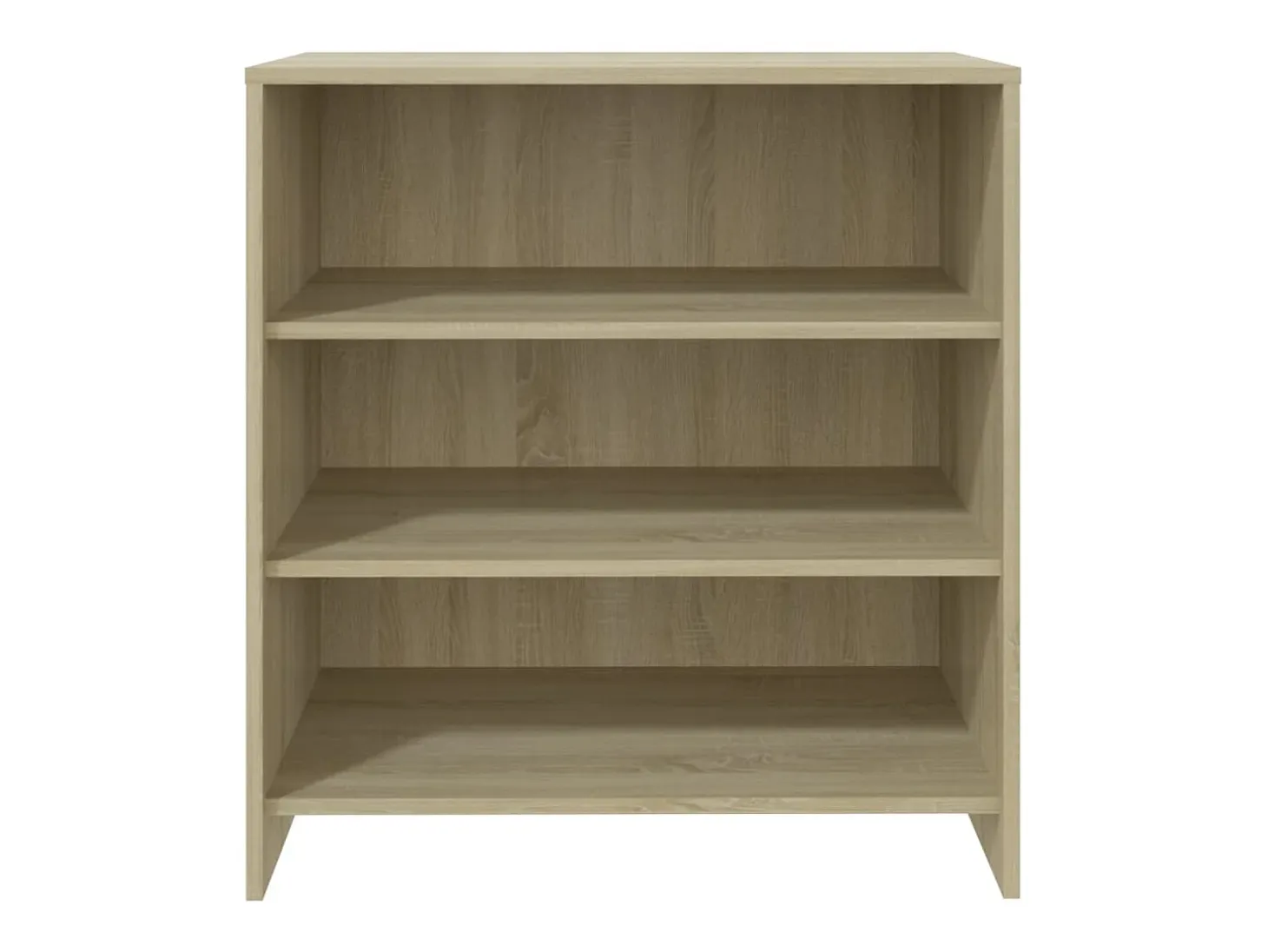 Aparador de madera contrachapada roble Sonoma 70x40,5x75 cm