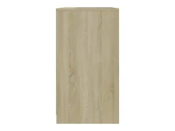 Aparador de madera contrachapada roble Sonoma 70x40,5x75 cm