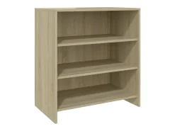 Aparador de madera contrachapada roble Sonoma 70x40,5x75 cm