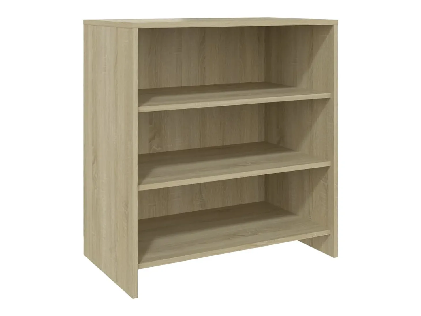 Aparador de madera contrachapada roble Sonoma 70x40,5x75 cm