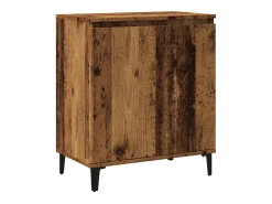 Aparador de madera contrachapada envejecida 60x35x70 cm