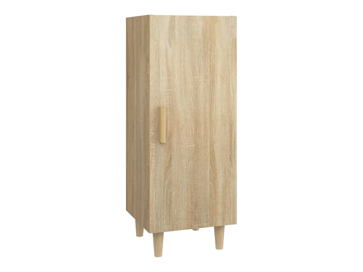 Aparador de madera contrachapada roble Sonoma 34,5x34x90 cm