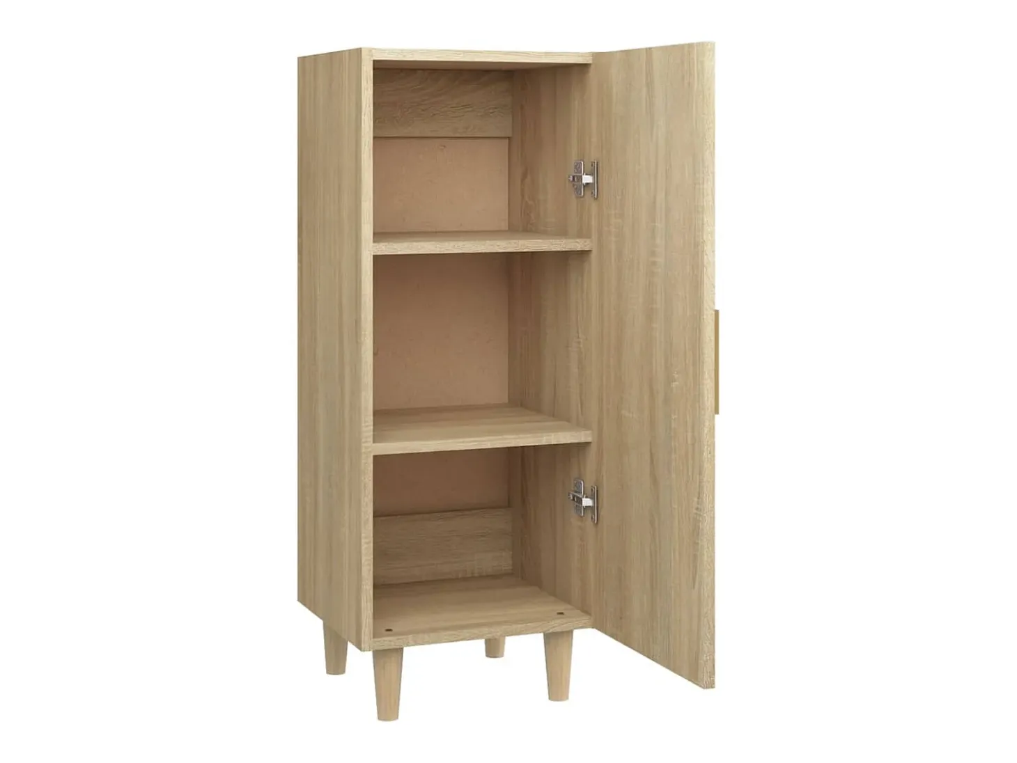 Aparador de madera contrachapada roble Sonoma 34,5x34x90 cm