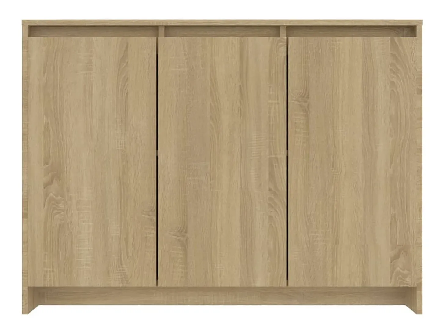 Aparador de madera contrachapada roble Sonoma 102x33x75 cm