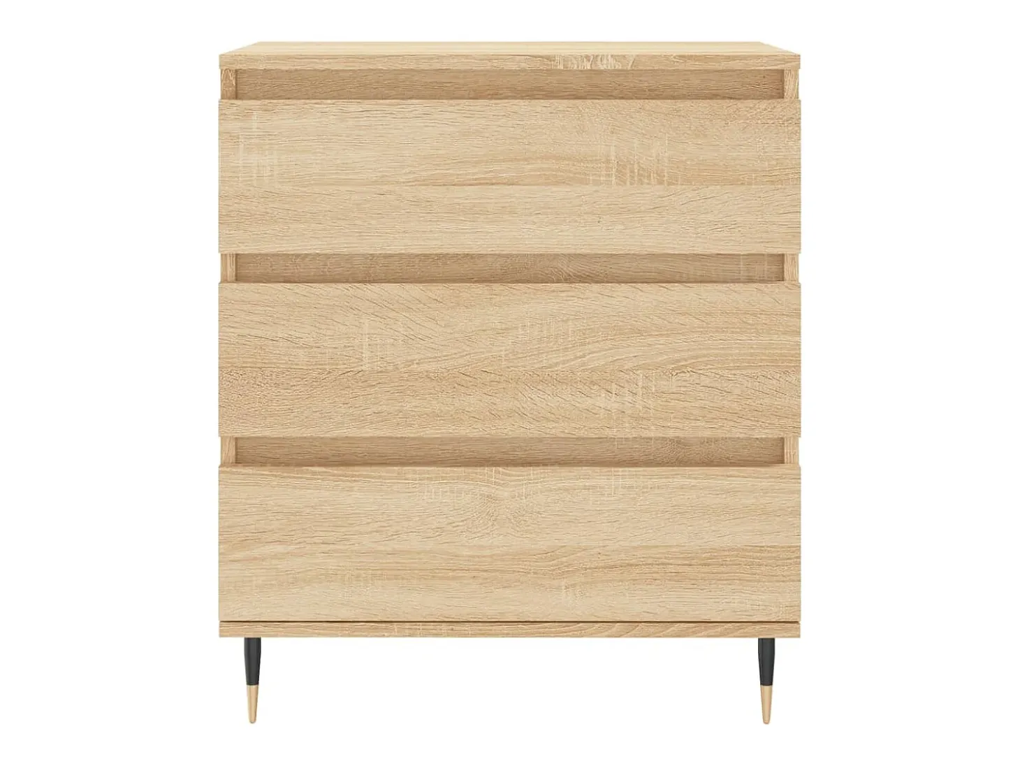 Aparador de madera contrachapada roble Sonoma 60x35x70 cm
