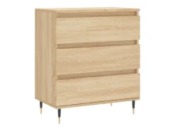Aparador de madera contrachapada roble Sonoma 60x35x70 cm