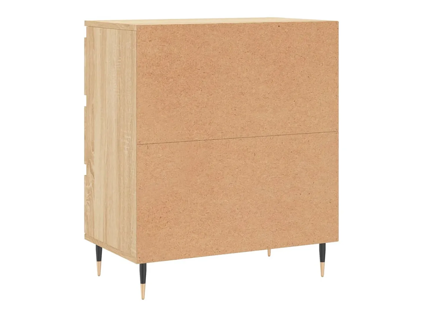 Aparador de madera contrachapada roble Sonoma 60x35x70 cm