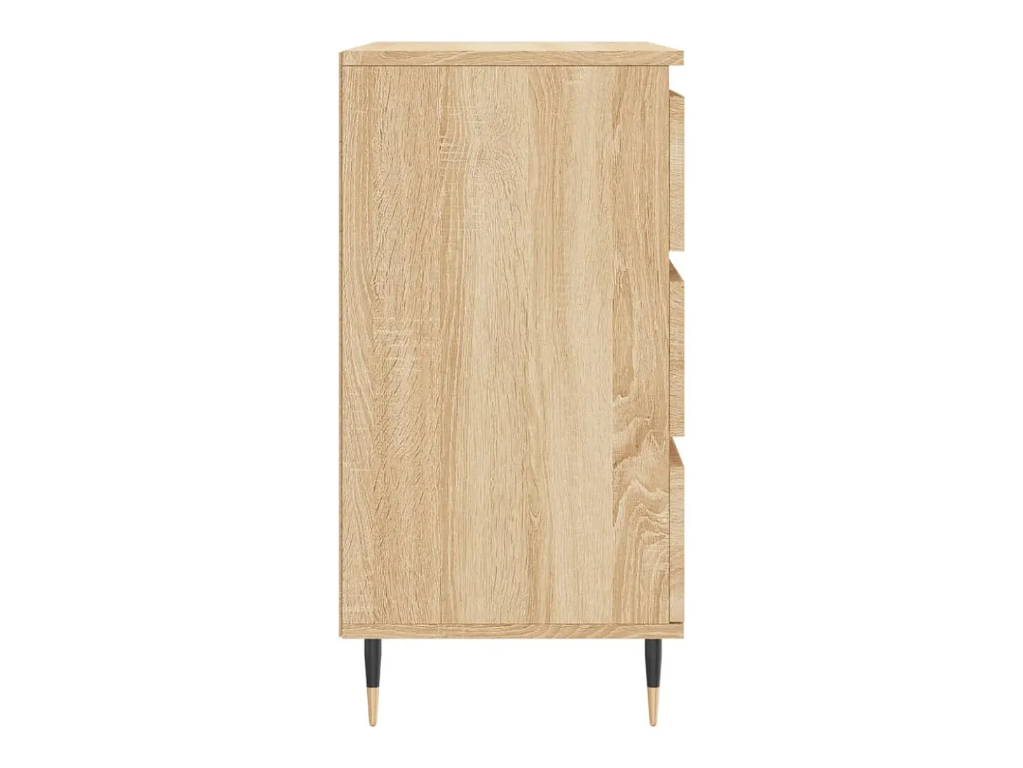Aparador de madera contrachapada roble Sonoma 60x35x70 cm