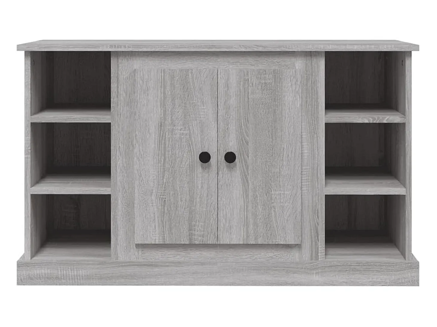 Aparador de madera contrachapada gris Sonoma 100x35,5x60 cm