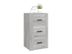 Aparador de madera contrachapada gris Sonoma 40x33x70 cm ES25706