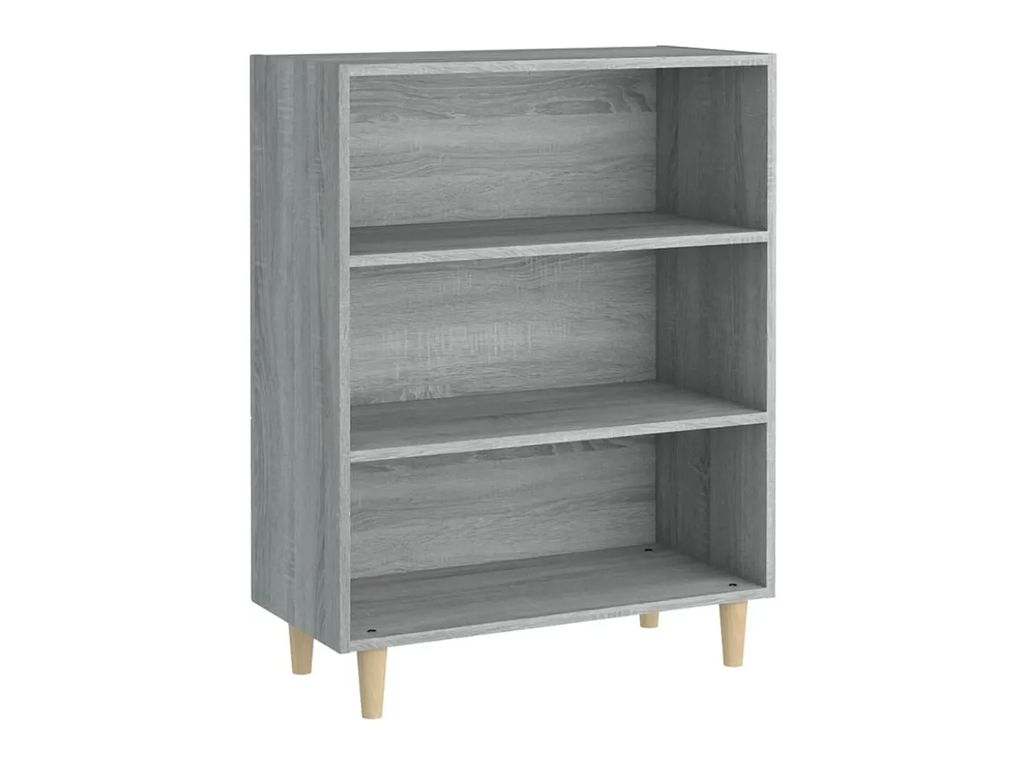 Aparador de madera contrachapada gris Sonoma 69,5x32,5x90 cm ES65216