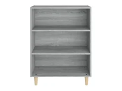 Aparador de madera contrachapada gris Sonoma 69,5x32,5x90 cm ES65216