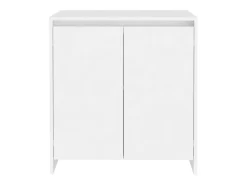 Aparador de madera contrachapada blanco 70x41x75 cm