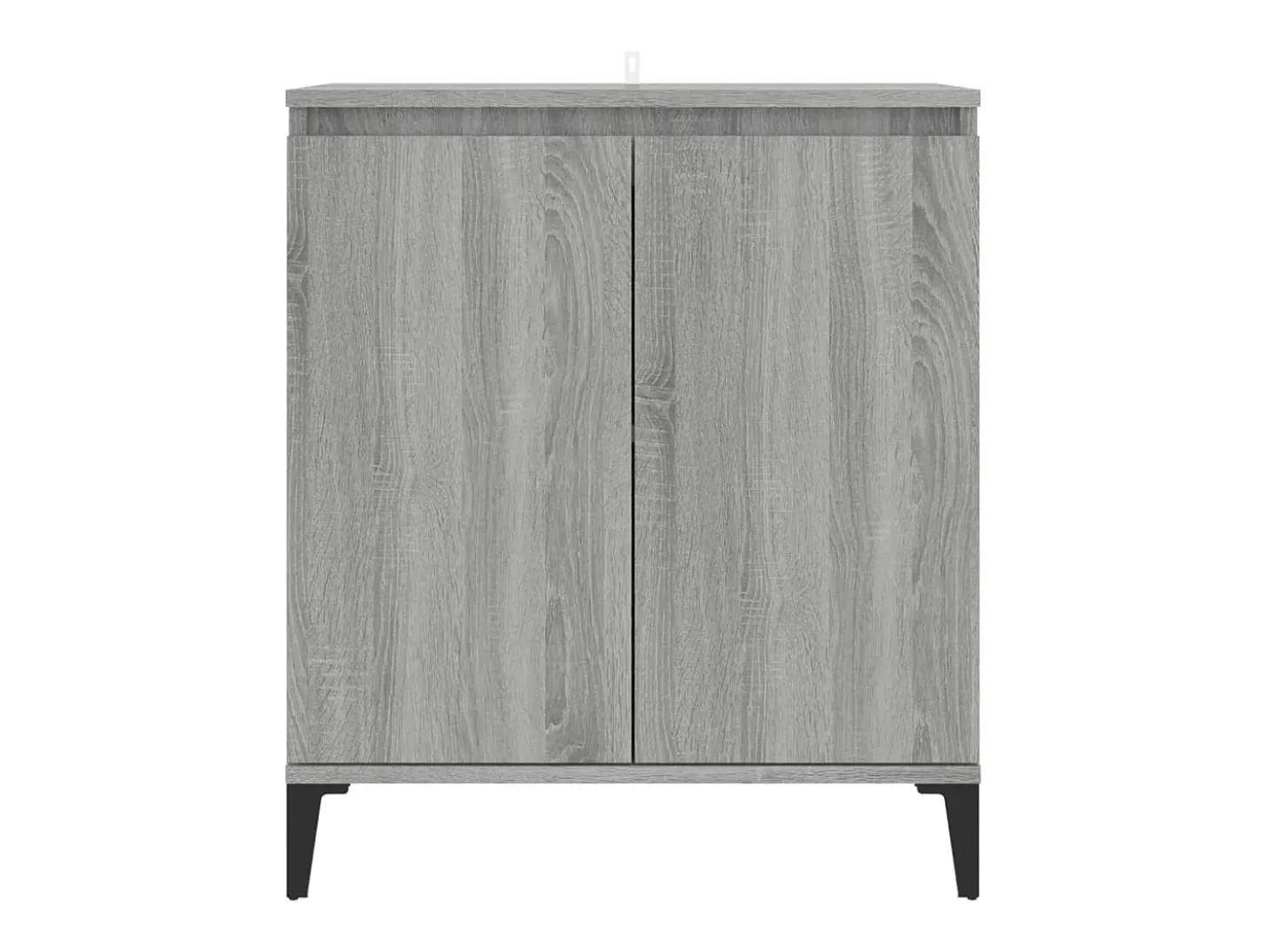 Aparador de madera contrachapada gris Sonoma 60x35x70 cm ES50124