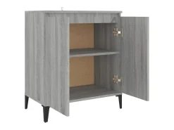 Aparador de madera contrachapada gris Sonoma 60x35x70 cm ES50124