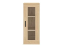 Aparador de madera contrachapada roble Sonoma 34,5x34x180 cm