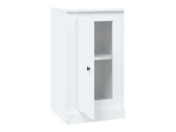 Aparador de madera contrachapada blanco 37,5x35,5x67,5 cm