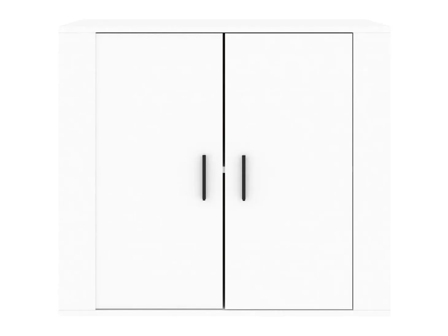 Aparador de madera contrachapada blanco 80x33x70 cm ES25726