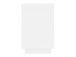 Aparador de madera contrachapada blanco 102x35x60 cm