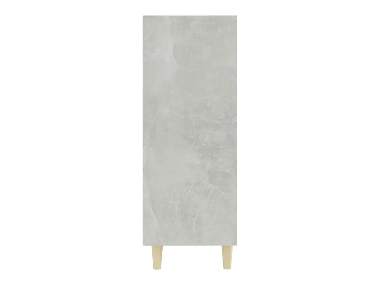 Aparador de madera contrachapada gris hormigón 69,5x32,5x90 cm
